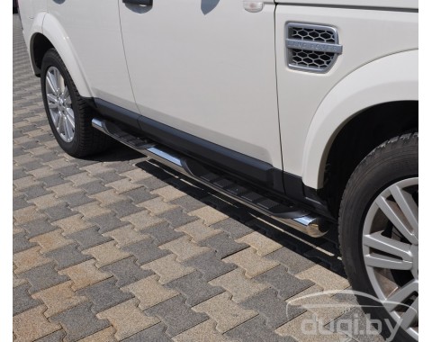 Пороги - трубы "Delux" для Freelander (2006-...).